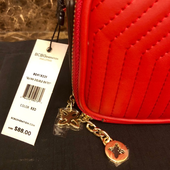 BCBGeneration-Quinn Double Entry Crossbody Bag-NWT - Picture 8 of 8